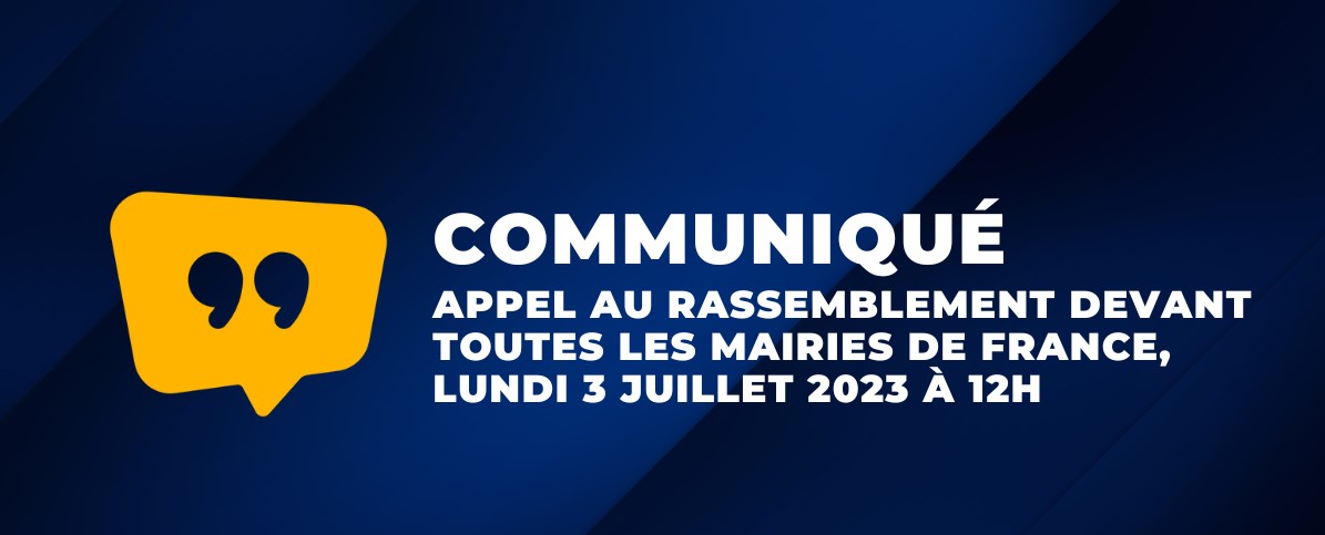 Lire la suite à propos de l’article Appel des maires de France pour le retour de la paix civile : rassemblement ce lundi à midi devant la mairie