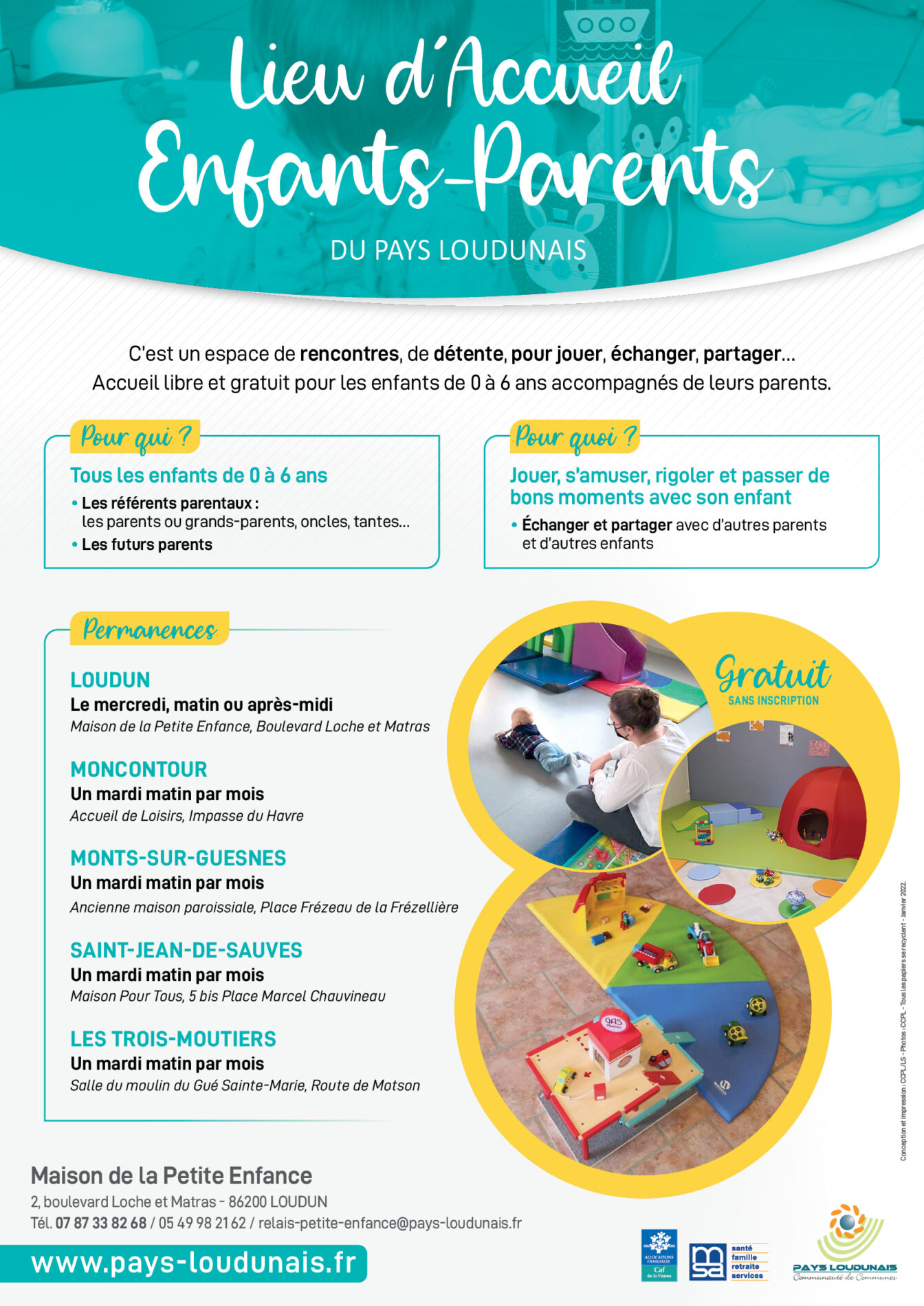 Lire la suite à propos de l’article Les lieux d’Accueil Enfants Parents (LAEP) dans le Pays Loudunais